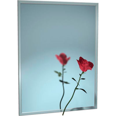 ASI® inox canal cadre miroir - Wx30 48"" H - 0620-3048