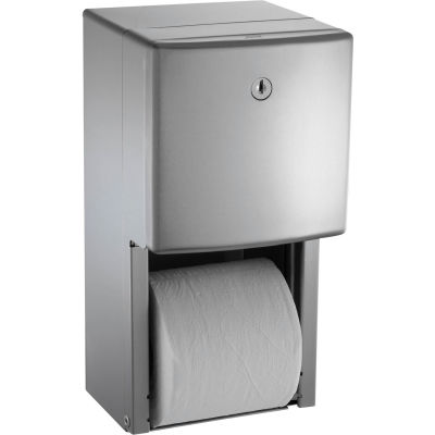 ASI® Roval™ Surface monté double distributeur de papier Hide-A-Roll - 20030