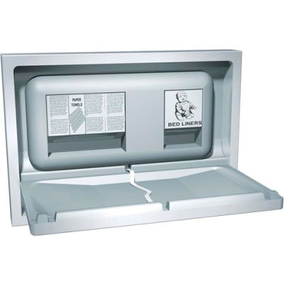 ASI® Recessed Stainless Steel Baby Changing Station - 9013