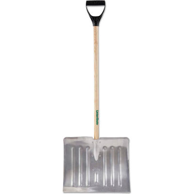 Union Tools® 1640400 18" Aluminum Blade Combo Snow Shovel W/ D-Grip Handle