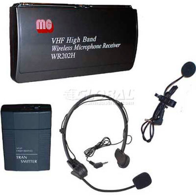 Revers de la VHF sans fil et casque micro Kit - fréquence 1