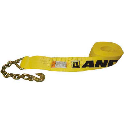 Ancra® 43795-15-30 4 "x 30' sangle de treuil avec 43366-14 de la chaîne d’ancrage