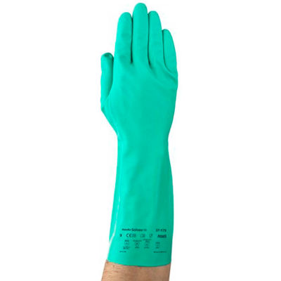 Sol-Vex® Unsupported Nitrile Gloves, Ansell 37-175-11, 1-Pair - Pkg Qty 12