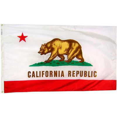 4 x 6 pieds 100 % Nylon California State Flag