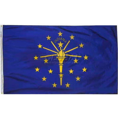 4 x 6 pieds 100 % Nylon Indiana State Flag