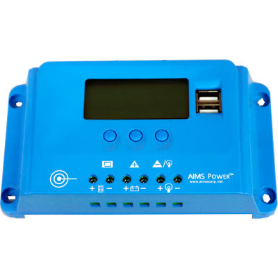 OBJECTIFS de puissance 10 AMP régulateur de Charge solaire PWM 12/24 VDC, SCC10APWM