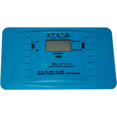AIMS Power 30 Amp PWM Solar Charge Controller, SCC30A