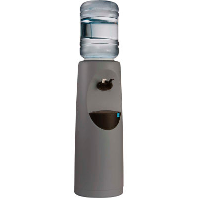 Aquaverve Koncept Modèle Commercial RoomTemp/Cold Bottled Water Cooler Dispenser - Gris W/ Black Trim