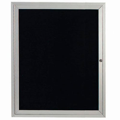 Aarco 1 Door Enclosed Letter Board Cabinet - 30"W x 36"H