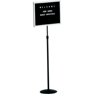 Aarco Single Pedestal Letter Board - 18"W x 14"H
