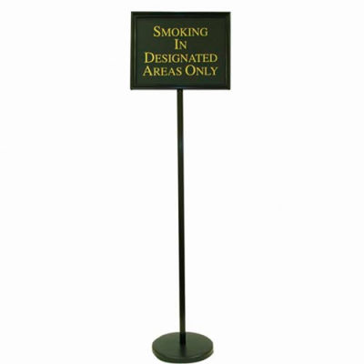 Aarco Aluminum Framed Director Black - 15"W x 12"H