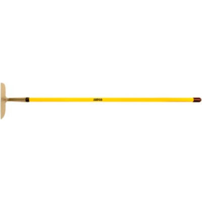 AMPCO® H-100FG Straight Blade Garden/Mixing Hoe W/ Fiberglass Handle 6x55" OAL
