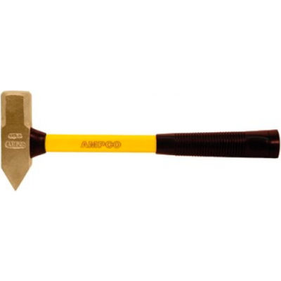 AMPCO® H-40FG Machinists' Non-Sparking Cross Peen Hammer W/ Fiberglass Handle 1.5Lb 14"L