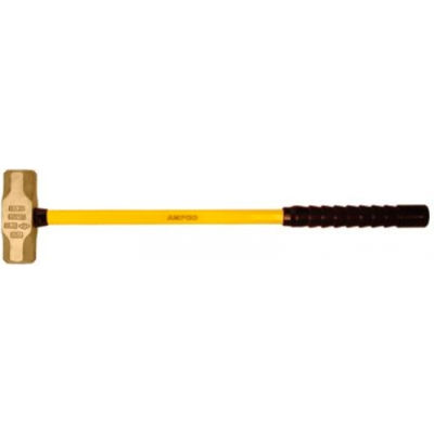 AMPCO® H-69FG Non-Sparking Sledge Hammer W/ Fiberglass Handle 3 Lb, 15" OAL