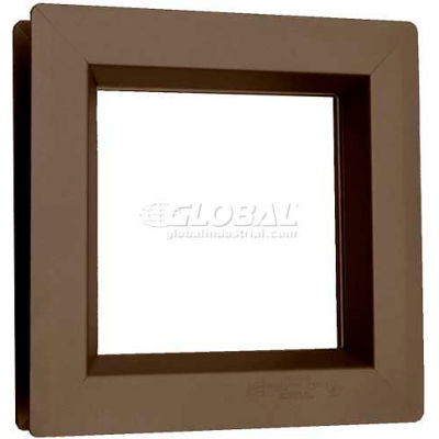Steel Low Profile Beveled Slimline Vision Lite VSL0624B, 6" X 24", Bronze