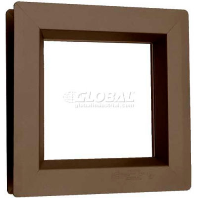 Profil bas en acier biseauté Slimline Vision Lite VSL0630B, 6 "X 30", Bronze
