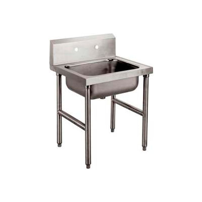 Advance Tabco® Freestanding Mop Sink, One Compartment, 16L x 20W x 8H Bowl, 304 Stainless Steel