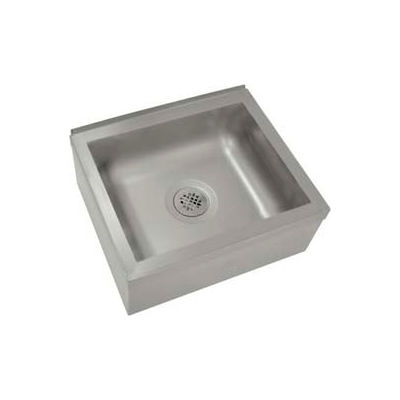 Avance Tabco® Floor Mounted Mop Sink, 20L x 16W x 6D Bowl