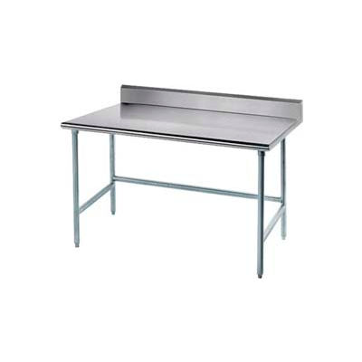 Table en acier inoxydable Advance Tabco 430, 48 x 24 », dosseret 5 », calibre 16