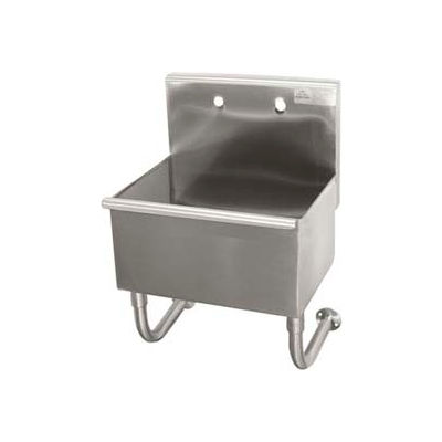 Avance Tabco-#Wall Évier de service monté, One Compartment, 18L x 14W x 12H Bowl, 304 Stainless