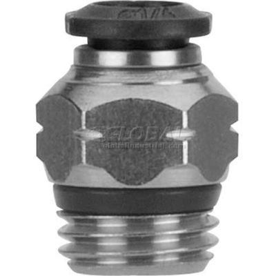 AIGNEP Straight Male 50020N-4-M5, 4mm Tube x M5 UNF Thread - Pkg Qty 5