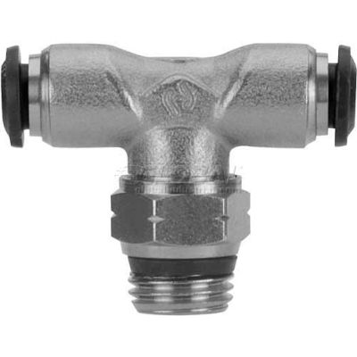 AIGNEP Swivel Branch Tee 50215N-10-3/8, 10mm Tube x 3/8" BSPP Thread - Pkg Qty 3
