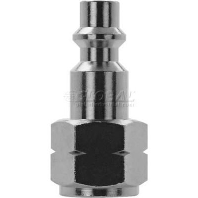 AIGNEP 1/4" Industrial Plug x 1/2" Female NPTF, 80222-08 - Pkg Qty 5