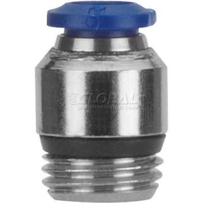 AIGNEP Straight Male 87010-04-02, Internal Hex, 1/4" Tube x 1/8" Swift-Fit Universal Thread - Pkg Qty 5