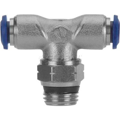 AIGNEP Swivel Branch Tee 87210-02-04, 1/8" Tube x 1/4" Swift-Fit Universal Thread - Pkg Qty 5