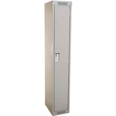 Clean-Line Assembled 1-Tier Lockers - 1 Locker Wide