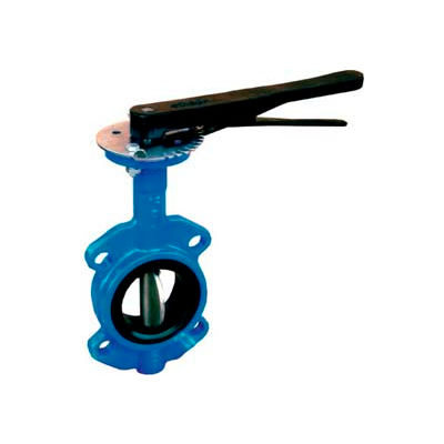 2.5" Wafer Style Butterfly Valve W/ EPDM Seals and 10 Position Handle
