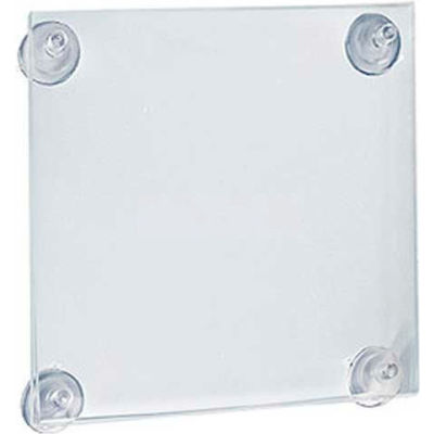 Azar Displays 106626 Acrylic Sign Holder W/ Suction Cups, 5.5" x 8.5"