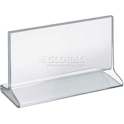 Azar Displays 142704 Horizontal Top Load Acrylic Sign Holder, 8.5" x 5.5"