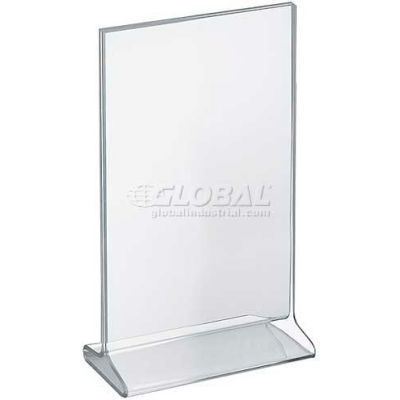 Azar Displays 142714 Vertical Top Load Acrylic Sign Holder, 7" x 11"