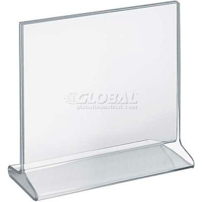 Azar Displays 142717 Horizontal Top Load Acrylic Sign Holder, 8.5" x 8.5"