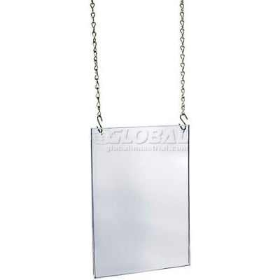 Azar Displays 172708 Acrylic Hanging Poster Frame, 11" x 17", Acrylic ,1 Piece