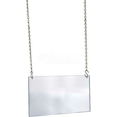 Azar Displays 172709 Acrylic Hanging Poster Frame, 17" x 11", Acrylic ,1 Piece