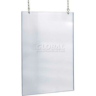 Azar Displays 172736 Acrylic Hanging Poster Frame, 24" x 36", Acrylic ,1 Piece
