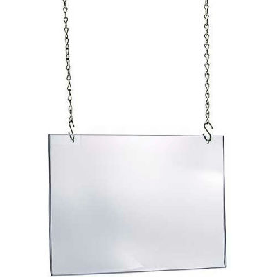 Azar Displays 172739 Acrylic Hanging Poster Frame, 22" x 17", Acrylic ,1 Piece