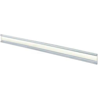Azar Displays 199603 Adhesive-Back C-Channel Nameplate, 11" x 1", Acrylic