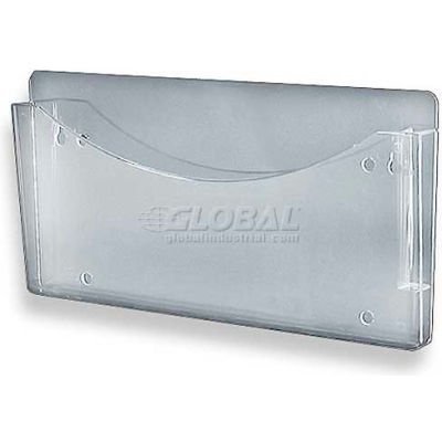 Azar Displays 250000 Single Pocket Wall File, 13.5" x 7"