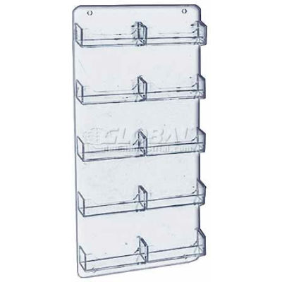 Azar Displays 252222 10-Pocket Wall Mount Business Card Holder, 8.5" x 15.75"