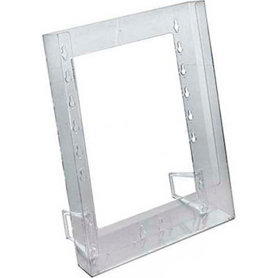 Azar Displays 252302 Single Pocket Letter Size Countertop Brochure Holder, 9" x 11"