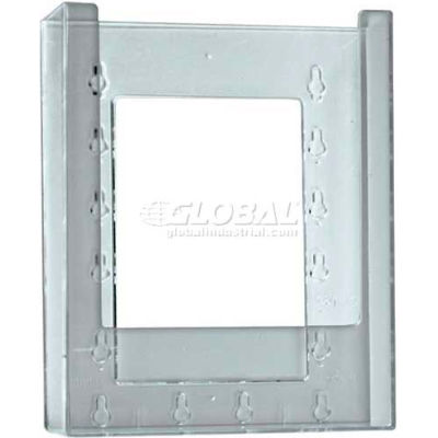 Azar Displays 252329 Single Bi-Fold Wall Mount Brochure Holder, 6.25" x 7.875"