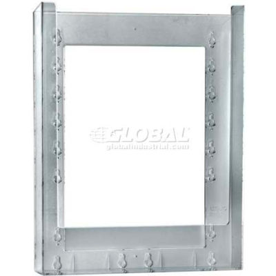 Azar Displays 252330 Single Letter Wall Mount Brochure Holder 10-Pack, 9.125" x 11.25"