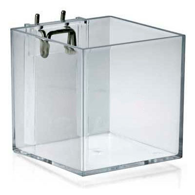 Azar Displays 256105 4" Cube Bin Brochure Holder, 4" x 4", Acrylic