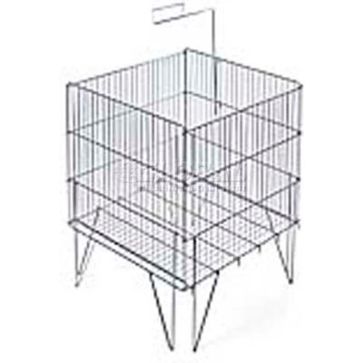 Azar Displays 300704 Square Large Wire Dump Bin, 23" x 33", Metal ,1 Piece