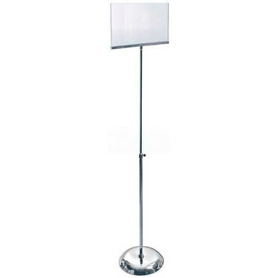 Azar Displays 300845 Clear Acrylic Sign Holder W/ Stand, 11" x 8.5", Plastic ,1 Piece
