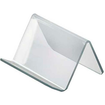 Azar Displays 515410 Acrylic Easel W/ 1" Lip, 3.75" x 5", Acrylic
