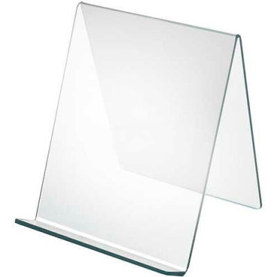 Azar Displays 515450 Acrylic Easel W/ 1.75" Lip, 9" x 10.5", Acrylic